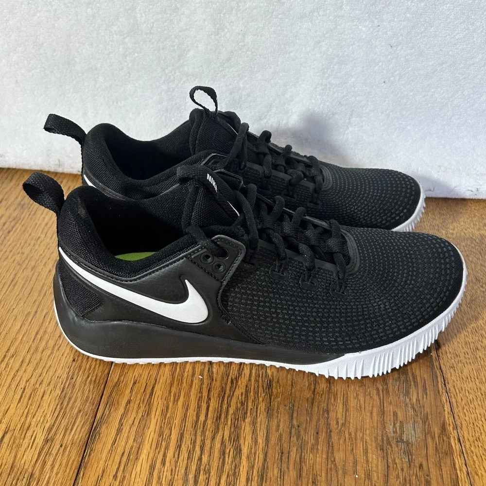Nike Womens Size 9 Black Zoom HyperAce 2 Athletic Volleyball Shoes